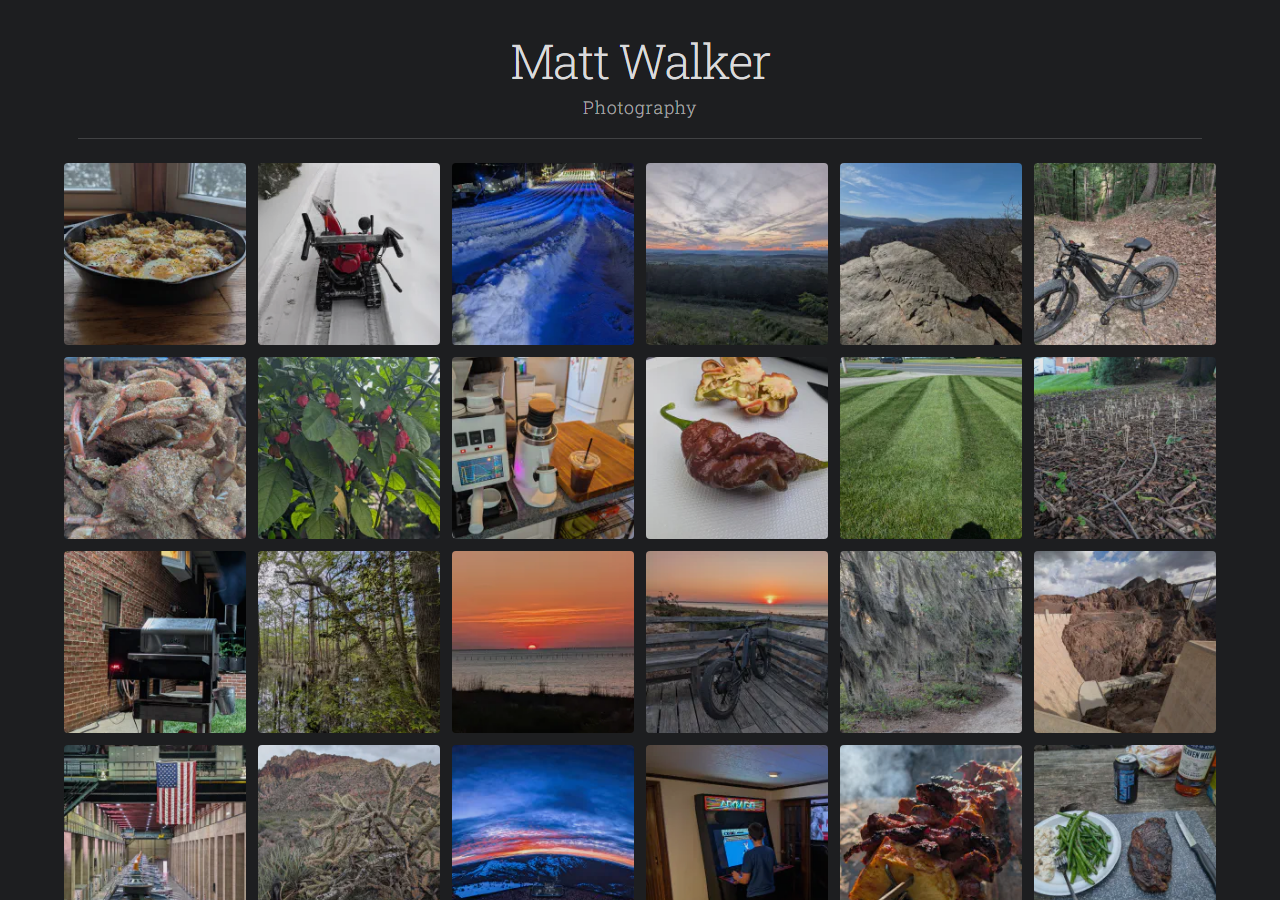 The photography gallery— responsive CSS grid from phone to desktop